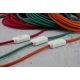 biały przełącznik na kabel
